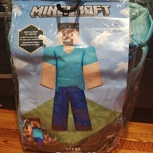 Minecraft Steve Kids Costume - Blue and Brown
